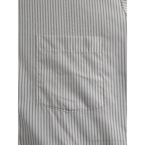 Vintage Sears Men’s Store Striped Dress Shirt 16-34/35 Long Sleeve Perma-Prest - Picture 7 of 14